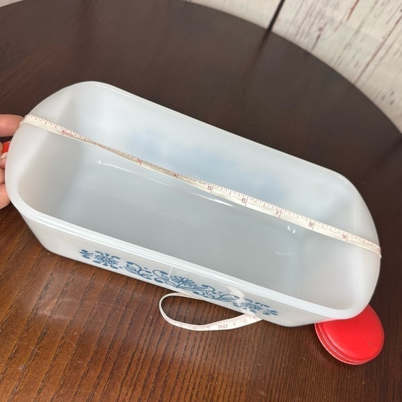 GLASSBAKE Casserole Glass Pan Loaf Pan Loaf Bread or Meat Loaf  Vintage GUC - Picture 5 of 16